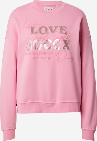 Soccx Sweatshirt i rosa / silver, Produktvy