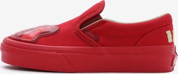 Baskets VANS en rouge : devant