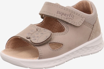 SUPERFIT Avonaiset kengät 'LAGOON' värissä beige: etupuoli