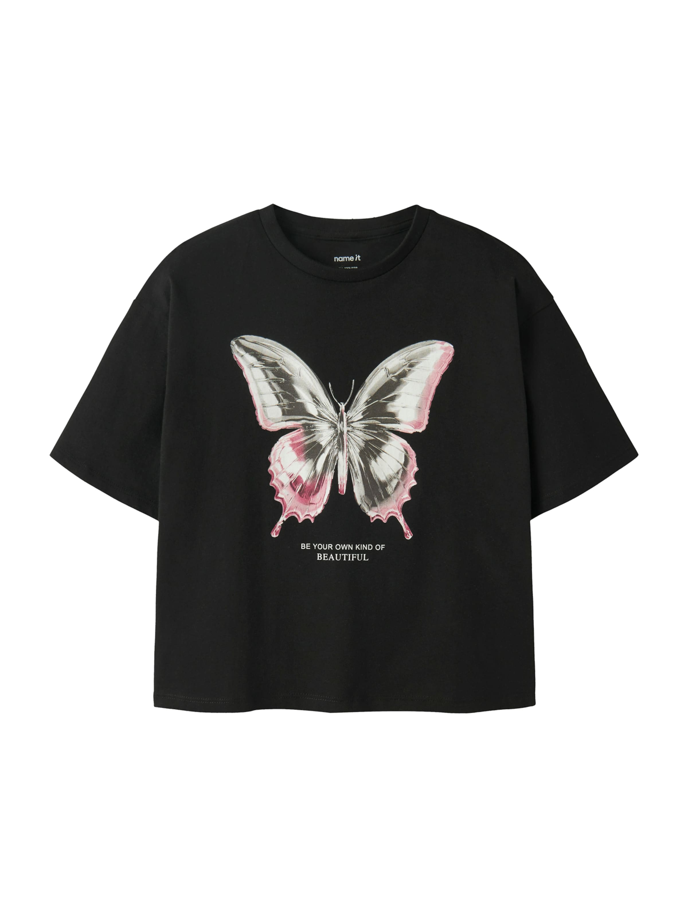 NAME IT Póló 'NKFDONELA' - fekete: elől