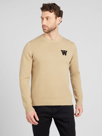 WOOD WOOD Pullover 'Tay AA' i beige: forside