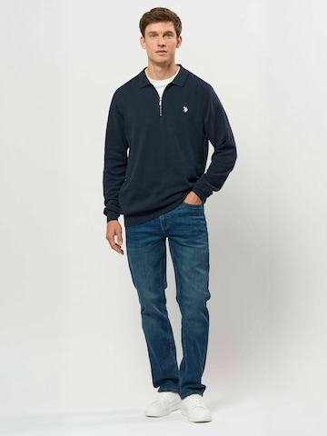 U.S. POLO ASSN. Pullover ' UMSanka ' in Blau