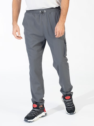 Spyder Regular Workout Pants in Grey: front