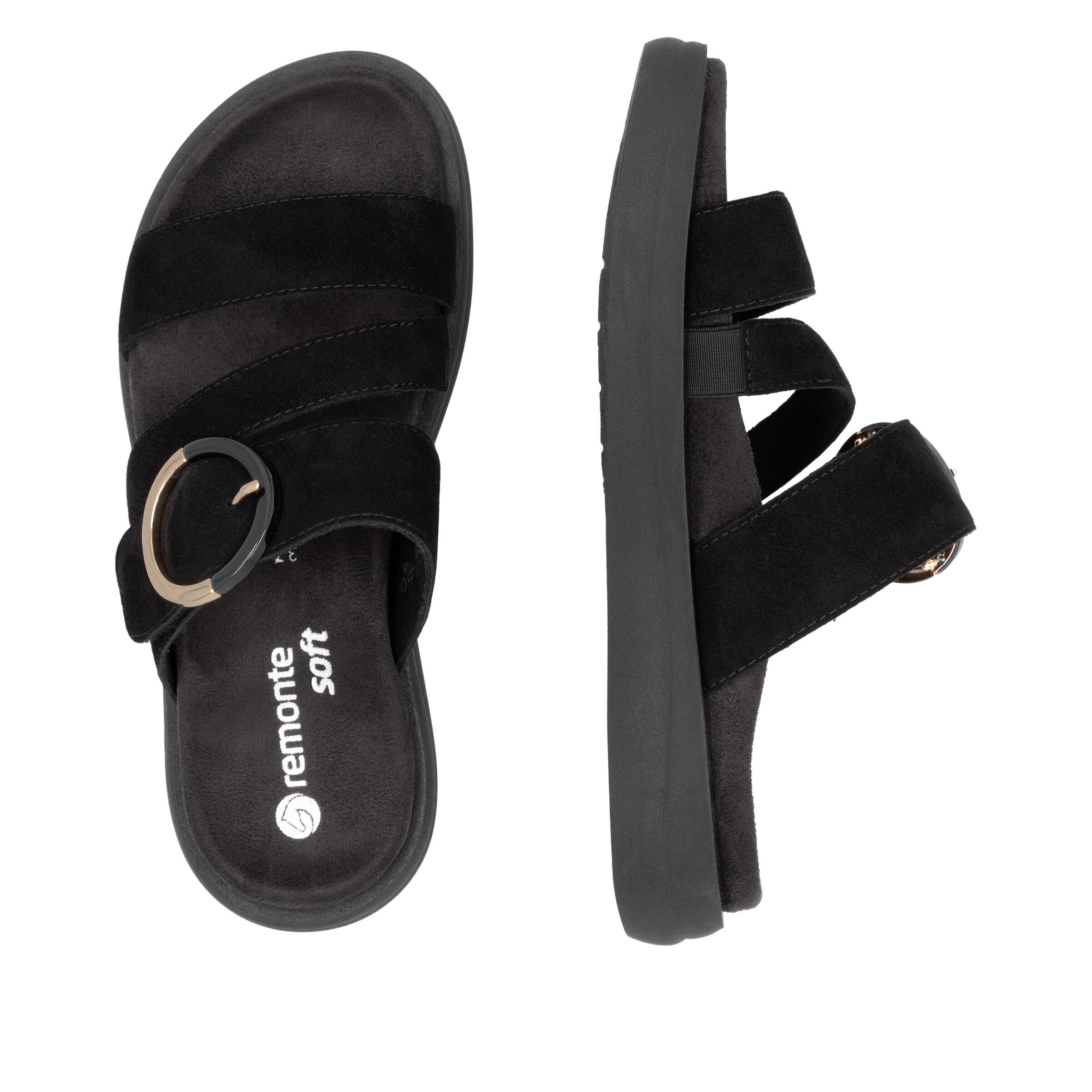 REMONTE Mules in Black