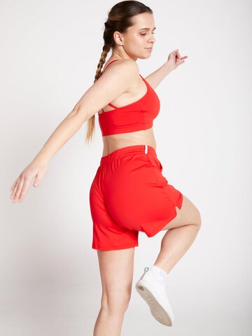 SPORTKIND Loosefit Sporthose 'Bermuda Shorts'‌‌‌‌‌‌‌ in Rot