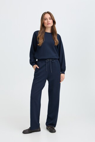 b.young - Loosefit Calças 'PUSTI ' em azul