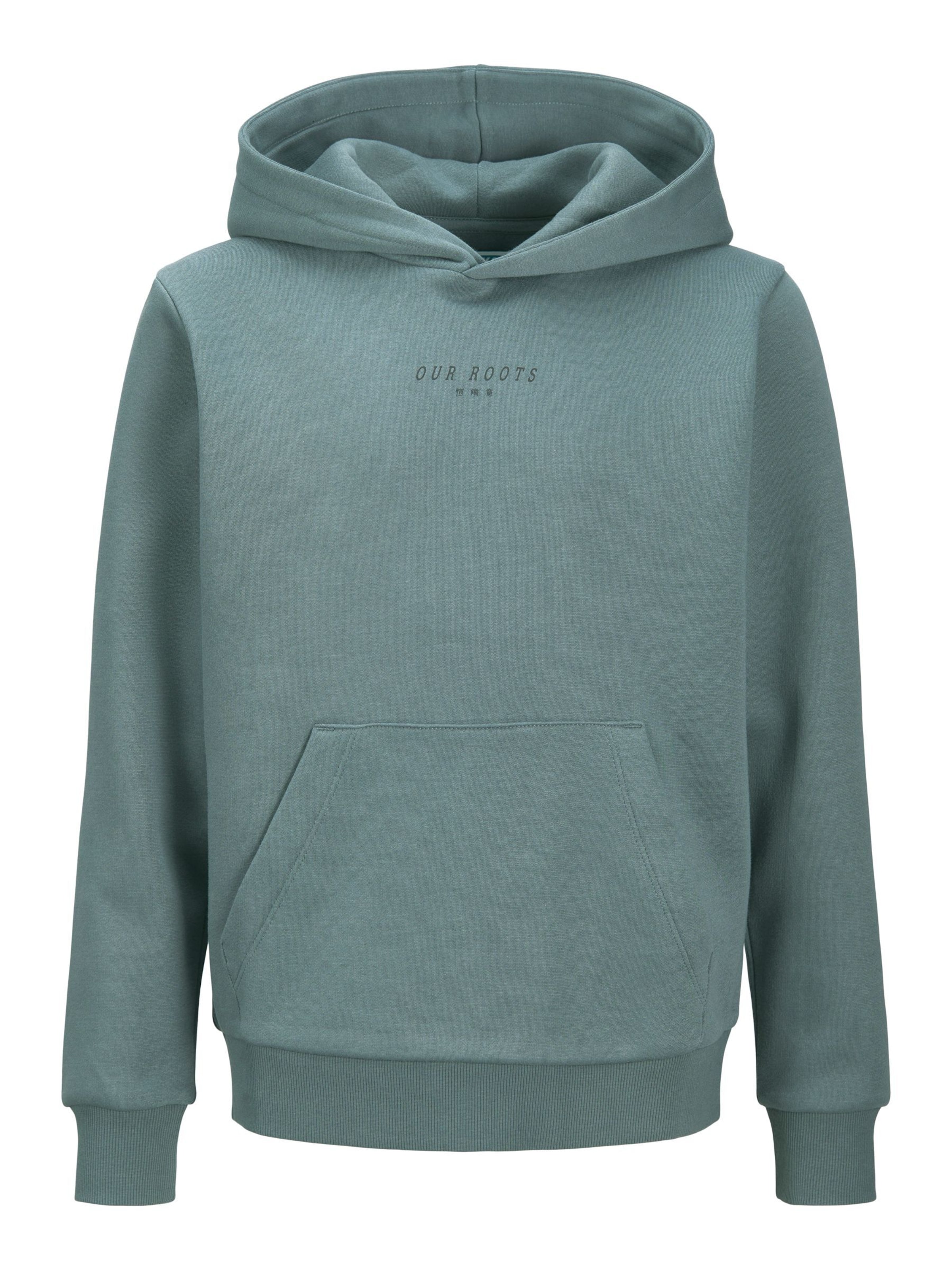 Jack & Jones Junior Sweatshirt in Grau: Vorderseite