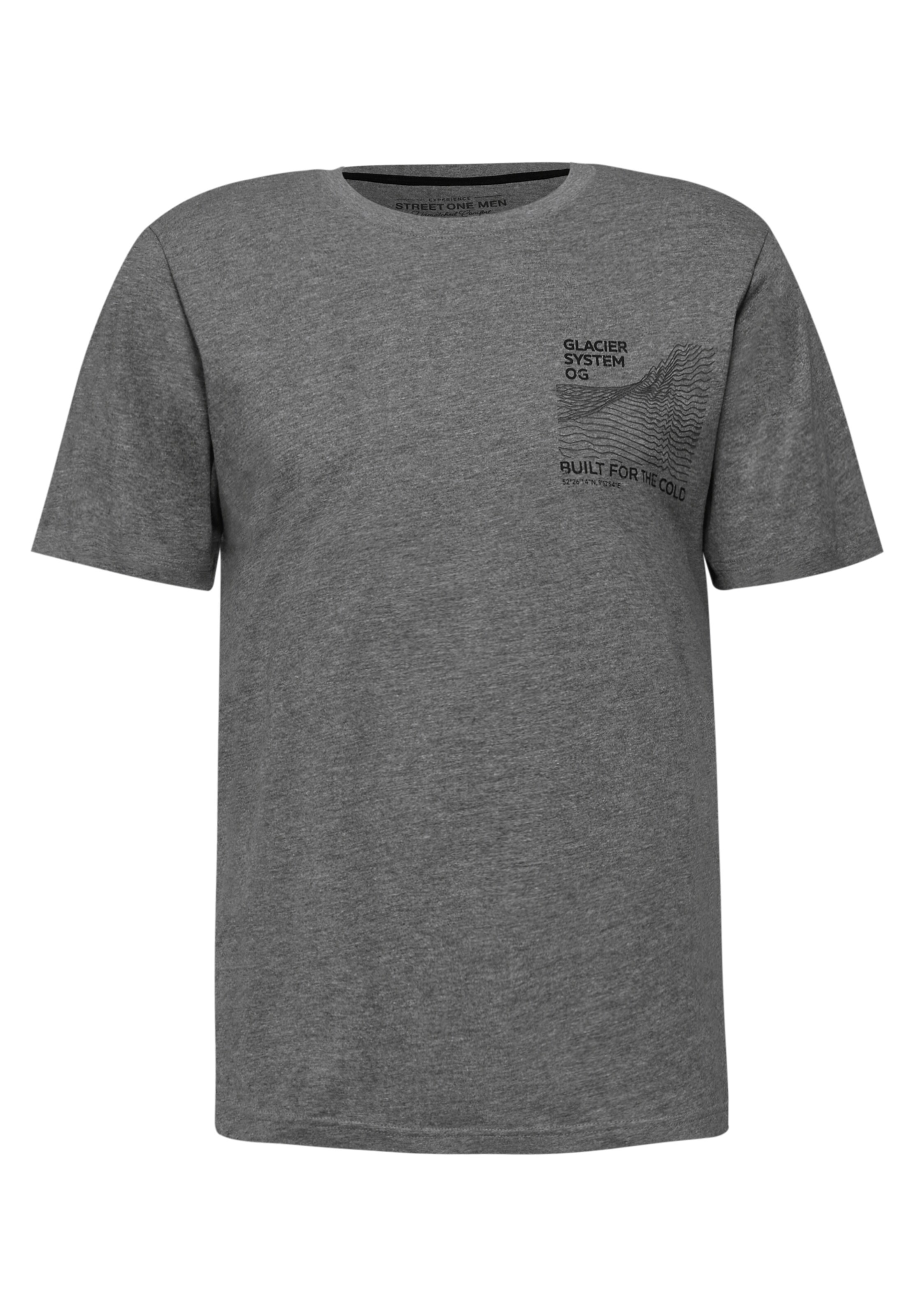 Street One MEN Shirt in Grey: front