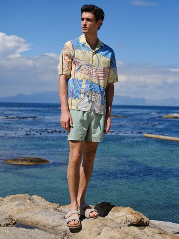 Next Regular Fit Hemd in Blau