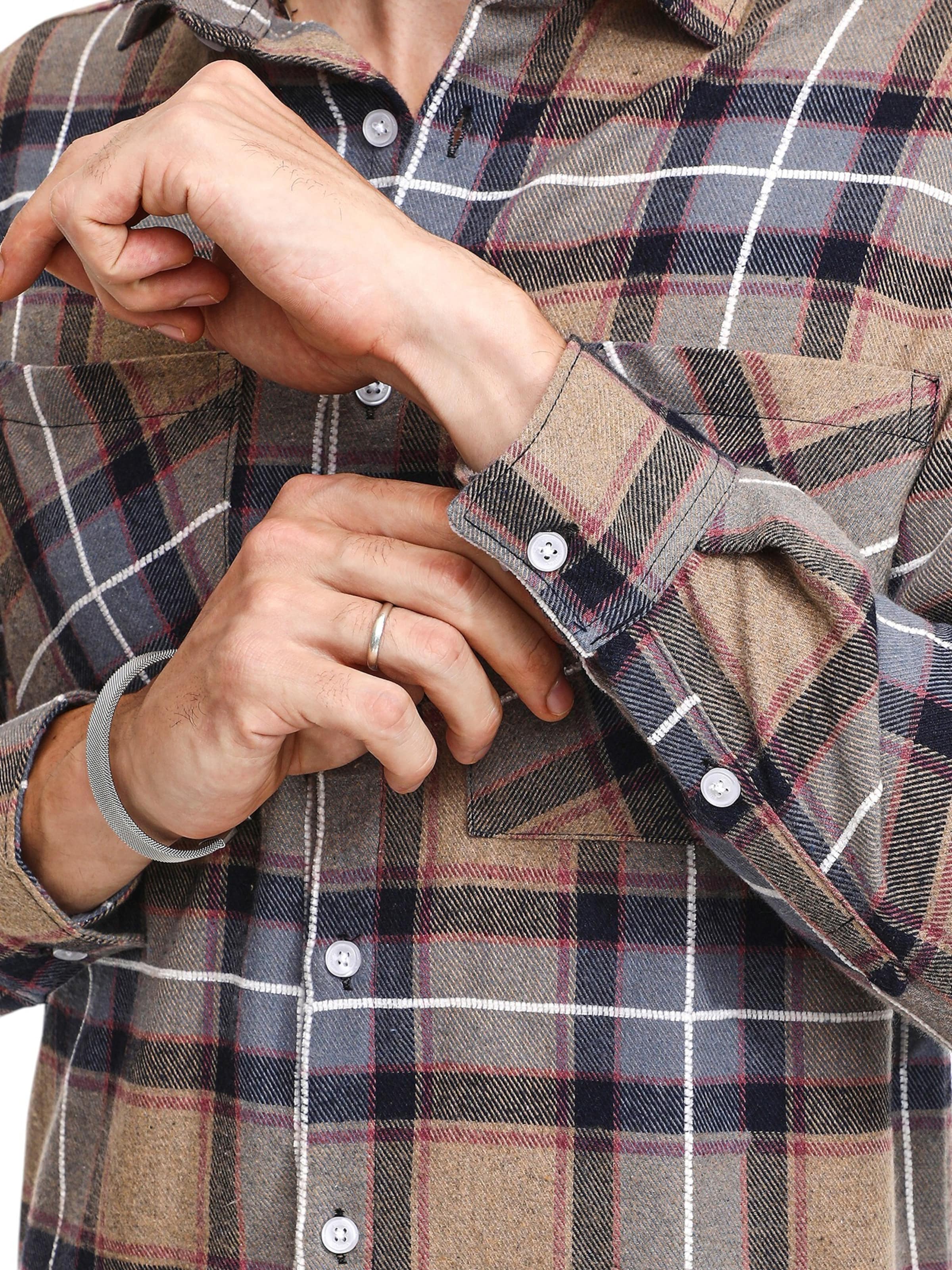 Campus Sutra Klasický střih Košile 'Zinnia' – mix barev