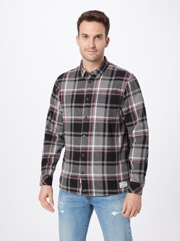 Regular fit Camicia 'Craig' di !Solid in grigio: frontale