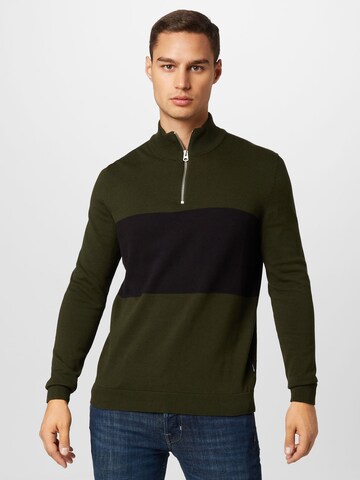 Only & Sons Sweater 'ALEX' in Green: front