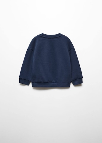 MANGO KIDSSweater majica 'FLOWER' - plava boja