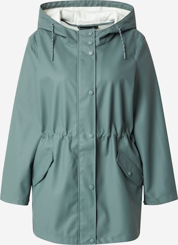 Vero Moda Curve Φθινοπωρινό και ανοιξιάτικο μπουφάν 'VMMALOU' σε πράσινο: μπροστά