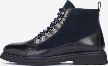 Kazar Lace-Up Boots in Blue: front