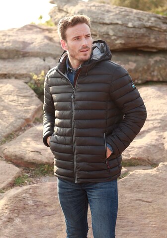 POLARINO Winterjacke in Schwarz