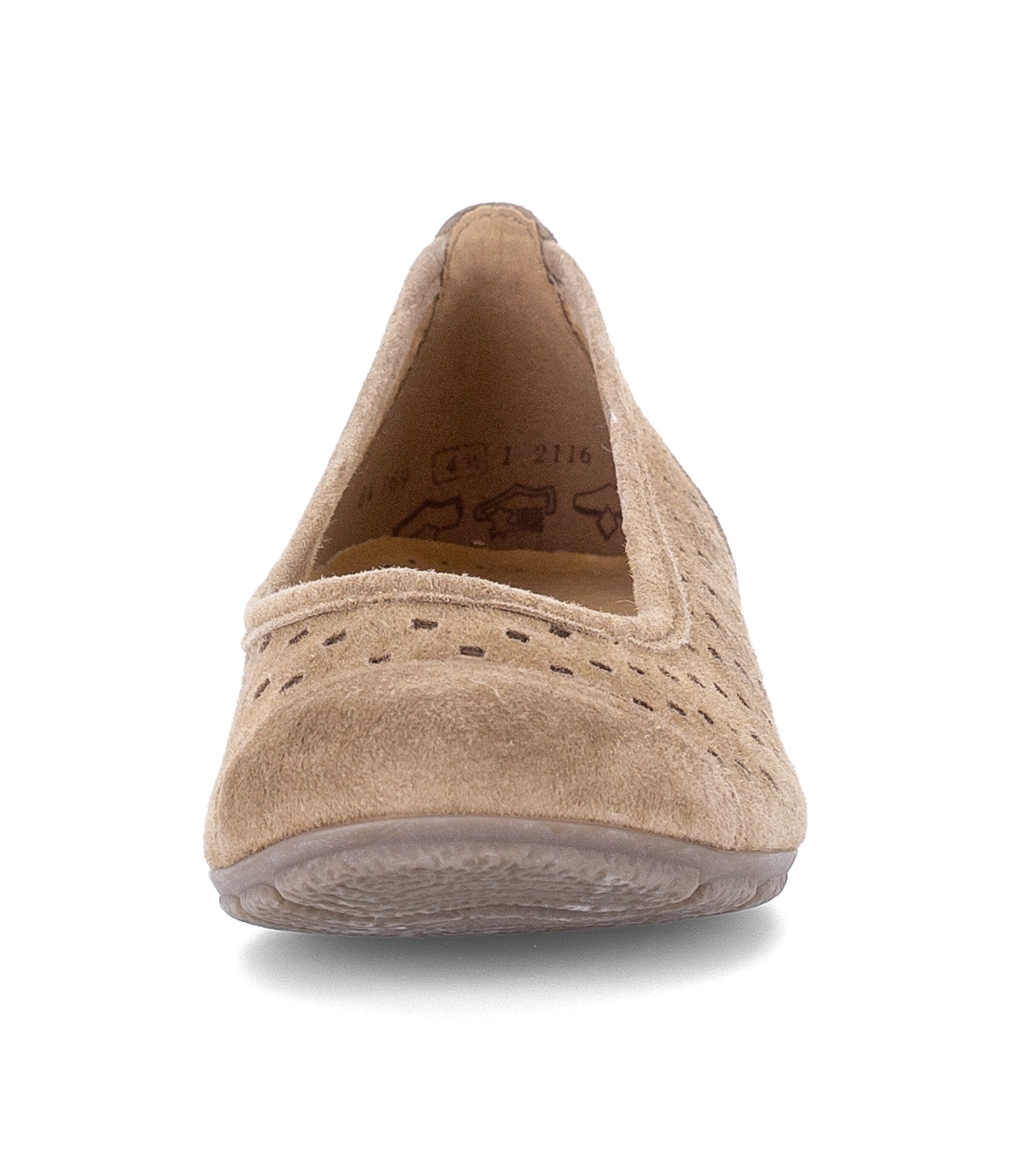 GABOR Ballet Flats in Brown