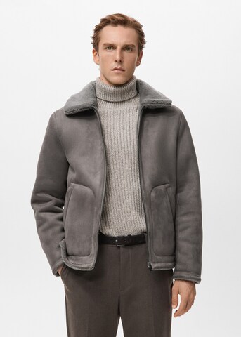 MANGO MAN Between-Season Jacket 'Fleet' in Grey: front