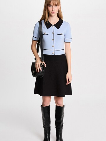 Morgan - Vestido de punto en azul