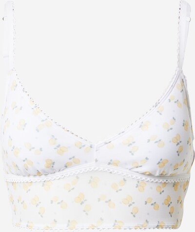 Sutien HOLLISTER pe galben / verde / alb, Vizualizare produs