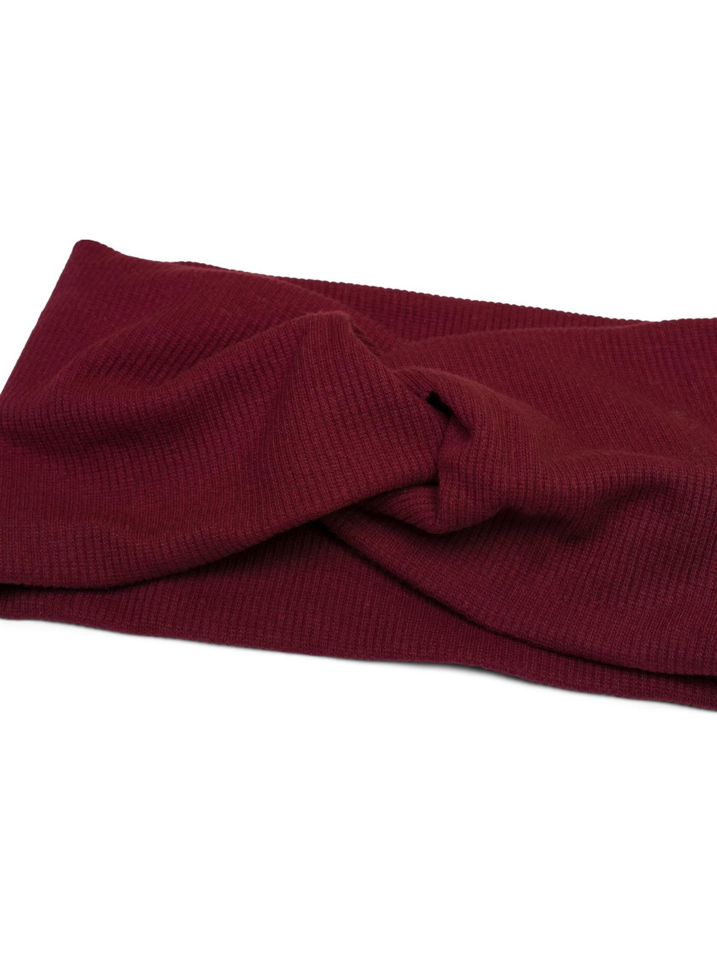 styleBREAKER Haarschmuck 'Feinripp Haarband gedreht'‌‌‌‌‌‌‌‌‌‌ in Rot