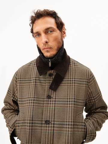 ARMEDANGELS Between-seasons coat 'CHECK' in Brown