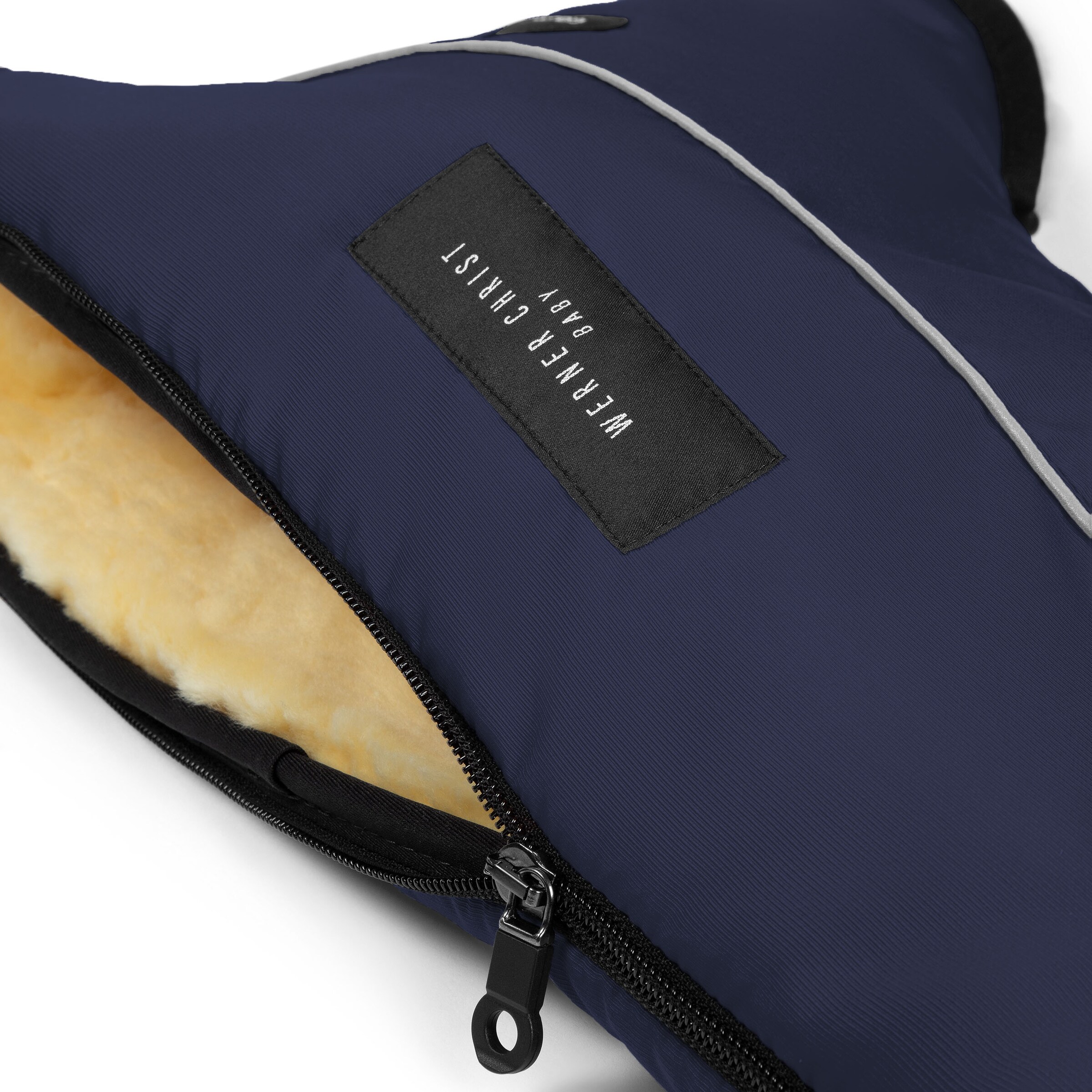 Werner Christ Baby Handmuffe in Blau