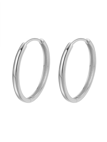 Hey Happiness Earring 'Mid Chunky' in Silver: front