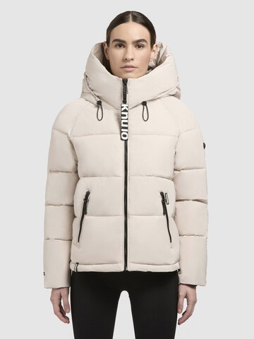 Veste d’hiver 'SUME' khujo en blanc : devant