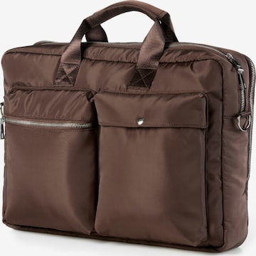 Waykins Briefcase 'Faze' in Brown: front