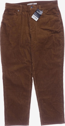 Lands‘ End Pants in XL in Brown: front