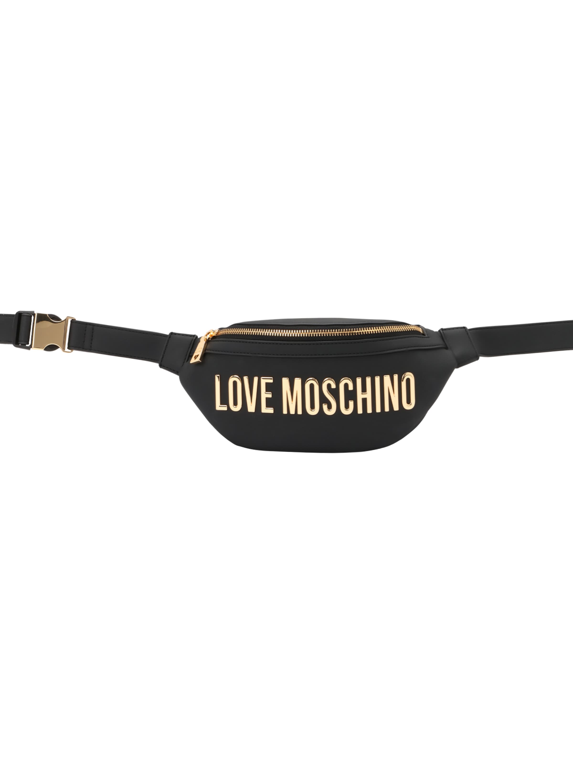 Love Moschino Τσαντάκι μέσης 'MARSUPIO' σε μαύρο: μπροστά