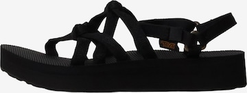 TEVA Sandale 'Flache Sandalen mit Klettverschluss W Midform Kena Slim' in Schwarz: Vorderseite