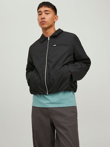 JACK & JONES Between-Season Jacket 'Coach ' in Black: front