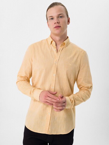 Moxx Paris Regular fit Srajca | rumena barva