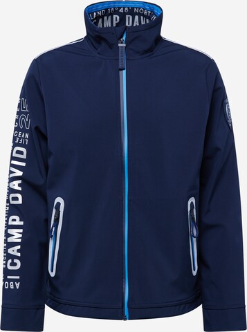 CAMP DAVID Tussenjas in Blauw: voorkant