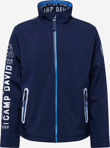 CAMP DAVID Between-Season Jacket in Blue: front