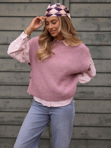Gilet in maglia di SASSYCLASSY in rosa