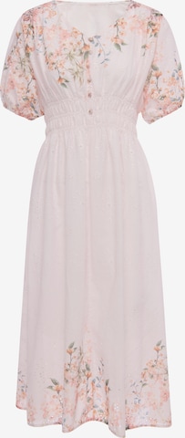 Robe Usha en rose : devant