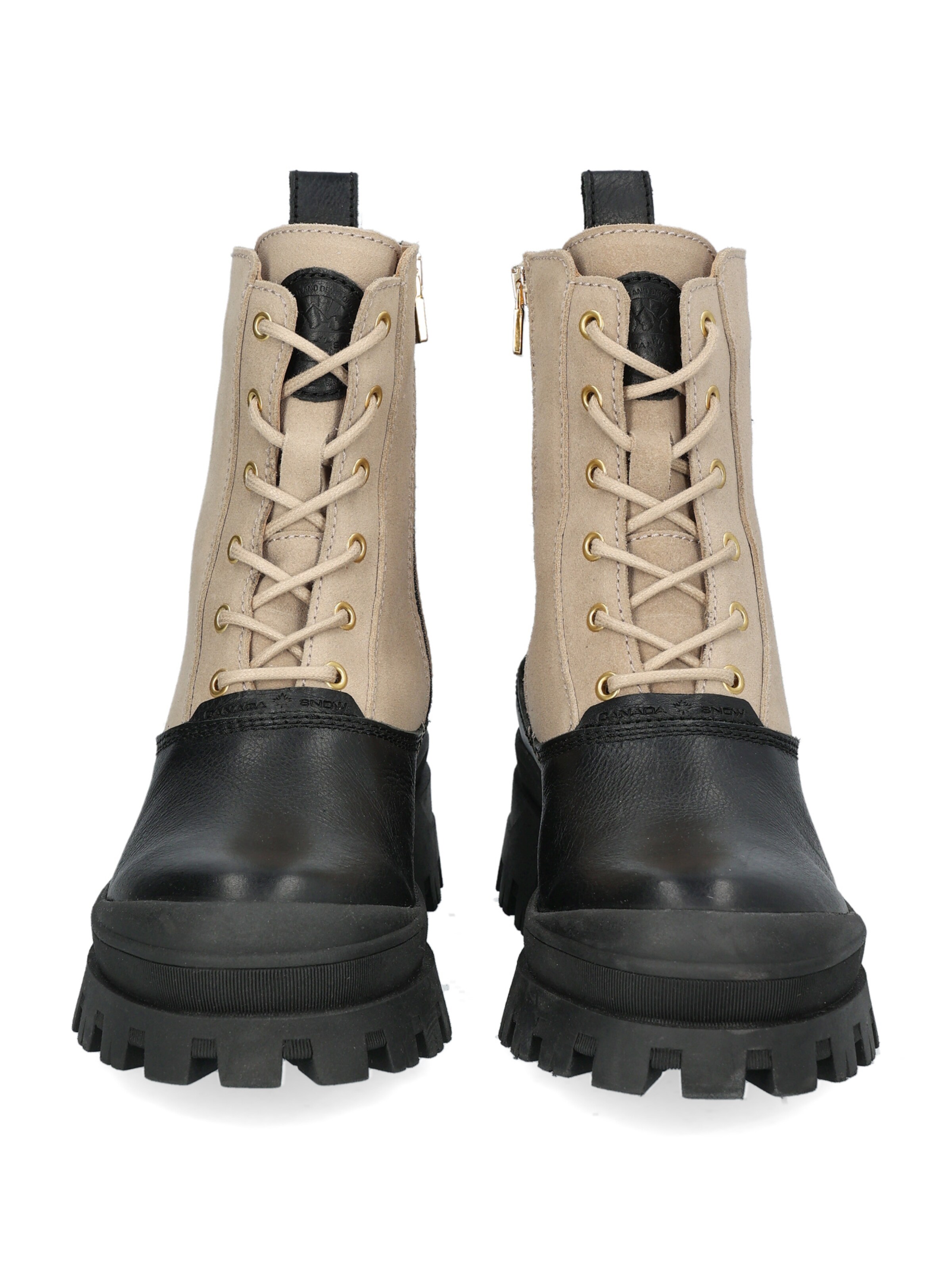 CANADA SNOW Schnürstiefel 'MOUNT NESSA' in Beige