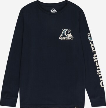 T-Shirt QUIKSILVER en bleu : devant