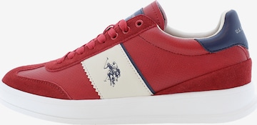U.S. POLO ASSN. Sneaker 'Campy' in Rot: Vorderseite