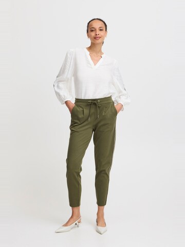 b.young Tapered Chino trousers in Green