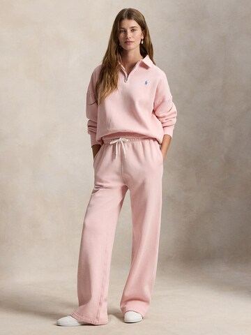 Polo Ralph Lauren Wide leg Παντελόνι 'ARCTIC' σε ροζ