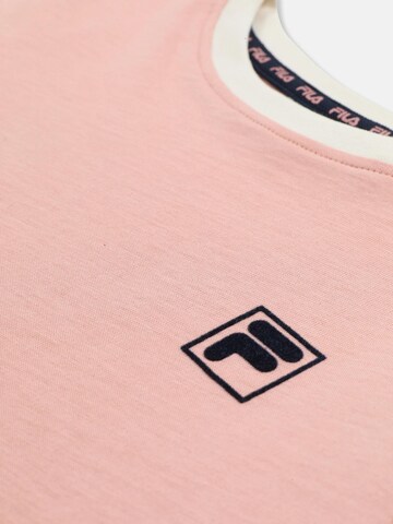 FILA Paita 'PRATOLINO cropped ringer t-shirt' värissä vaaleanpunainen