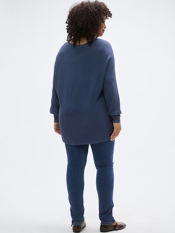 ONLY Carmakoma Trui 'CARNEW ADALINE' in Blauw