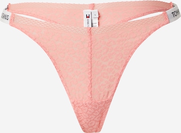 Tommy Jeans Thong in Pink: front