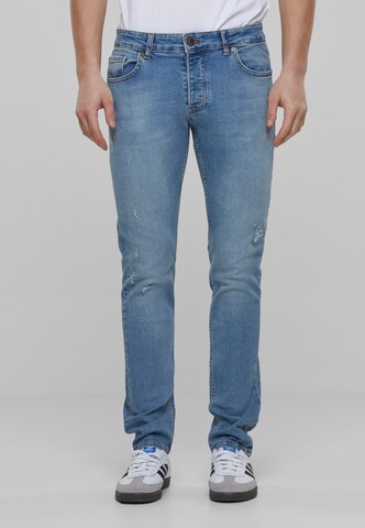 2Y Premium Regular Jeans in Blau: predná strana