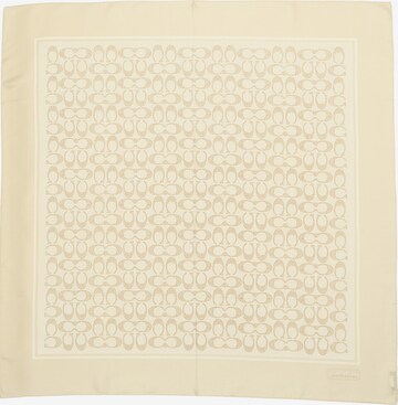 Foulard COACH en beige : devant