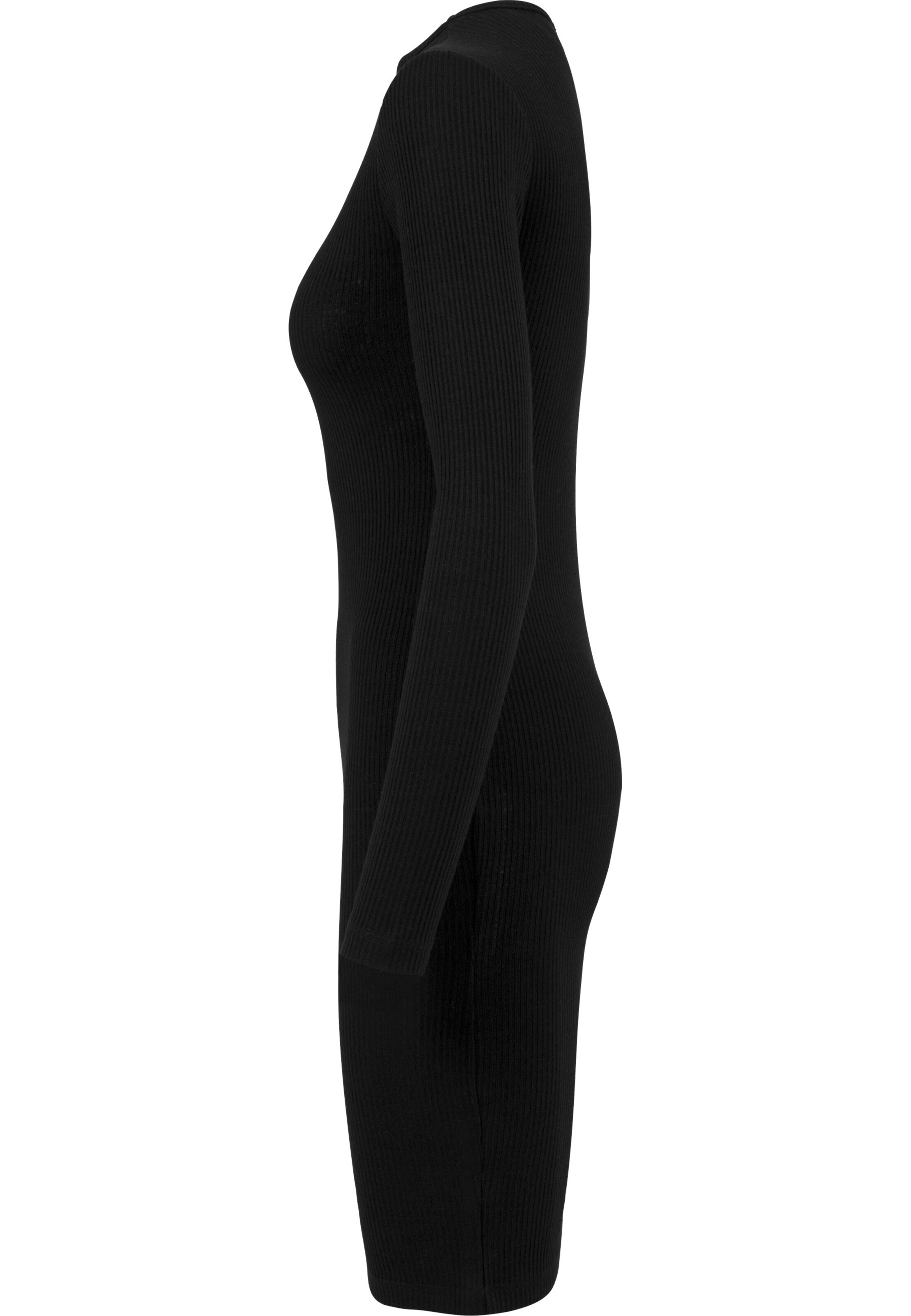 Robe ' Ladies Rib Dress ' Urban Classics en noir